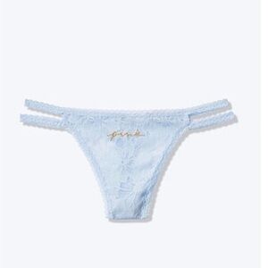 VS PINK Lace Strappy Thong (Medium)